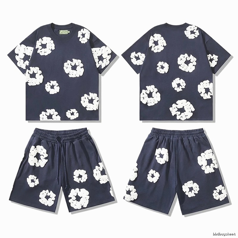 Denim Tears Floral Casual Style Set