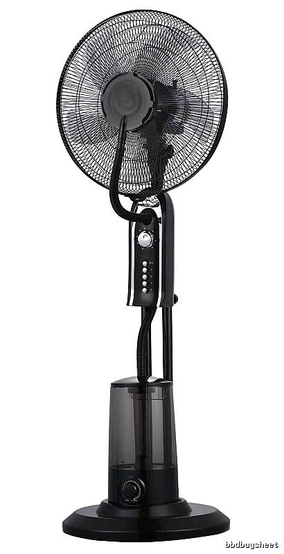 Desktop Pedestal Cooling Fan For Remote Cooling 16-inch Mechanical Control eu Plug
