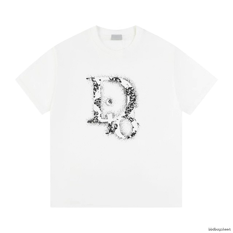 Dior Minimalist Monogram White Short-sleeved T-shirt