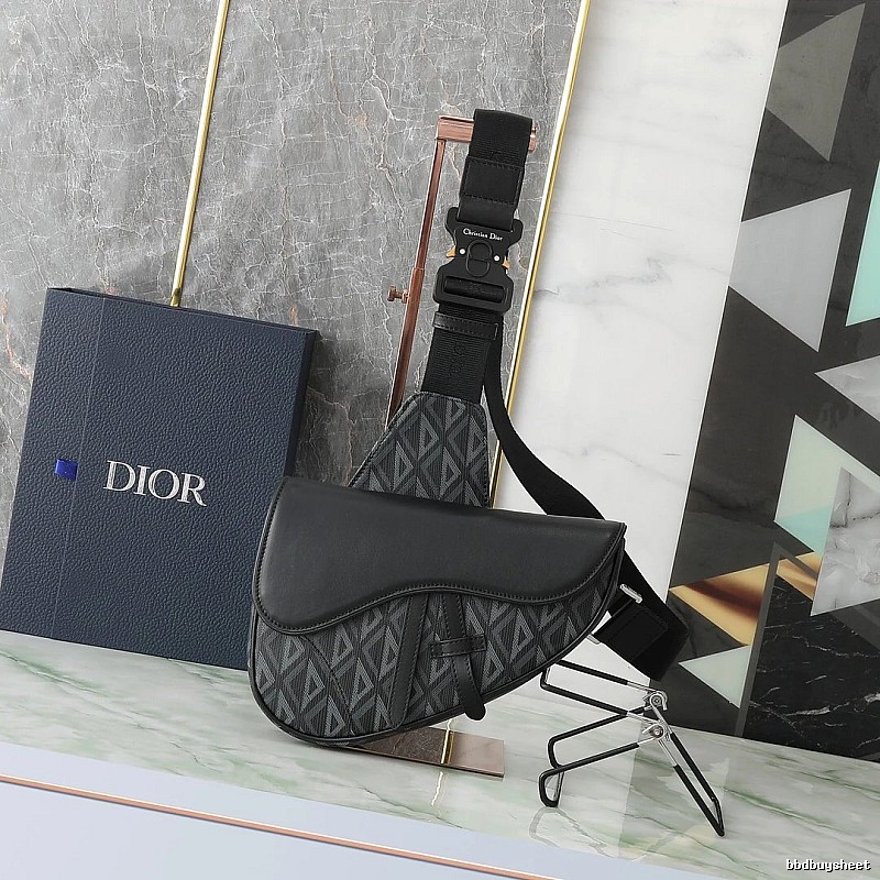 Dior Saddle bag Black Oblique
