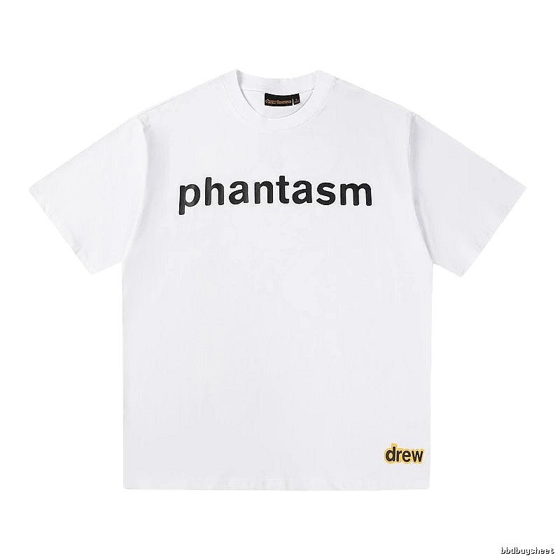 DREW Letter Print Street Style White T-shirt
