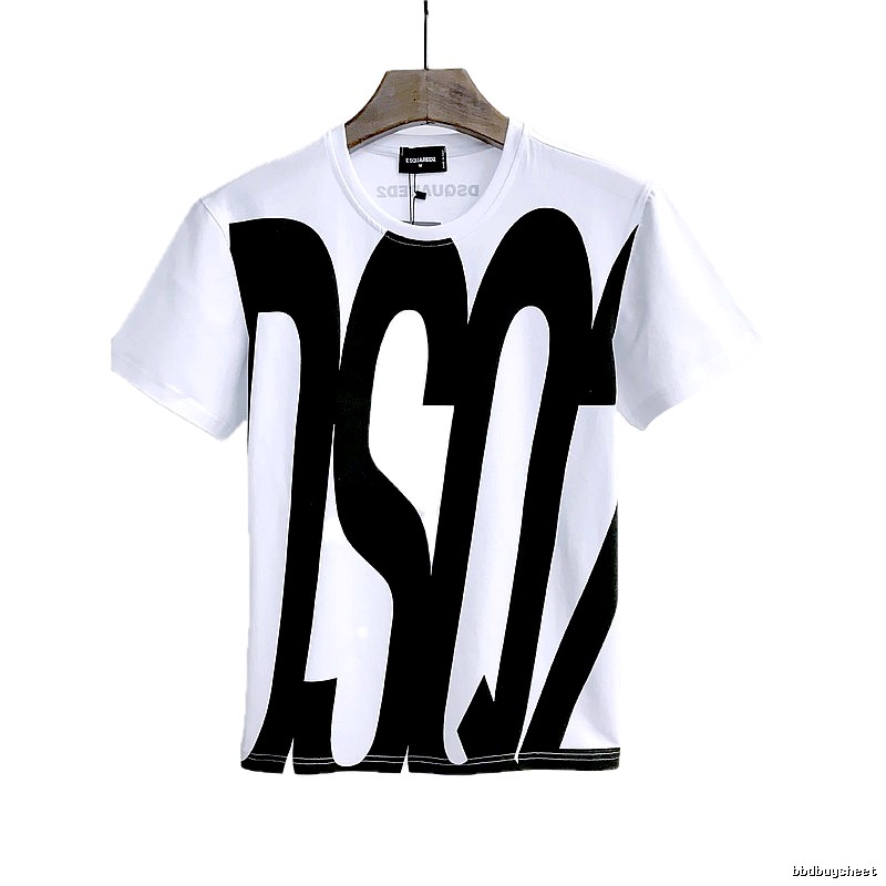 DSQUARED2 Large Letter Street Style White T-Shirt
