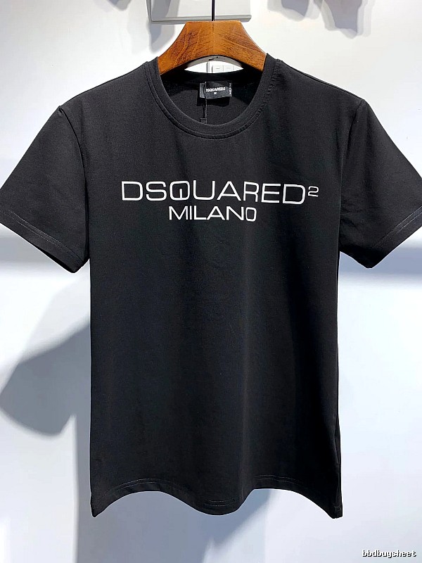 DSQUARED2 Milan Minimalist Style Black T-Shirt