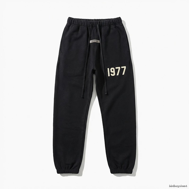 ESSENTIALS 1977 Casual Black Sweatpants