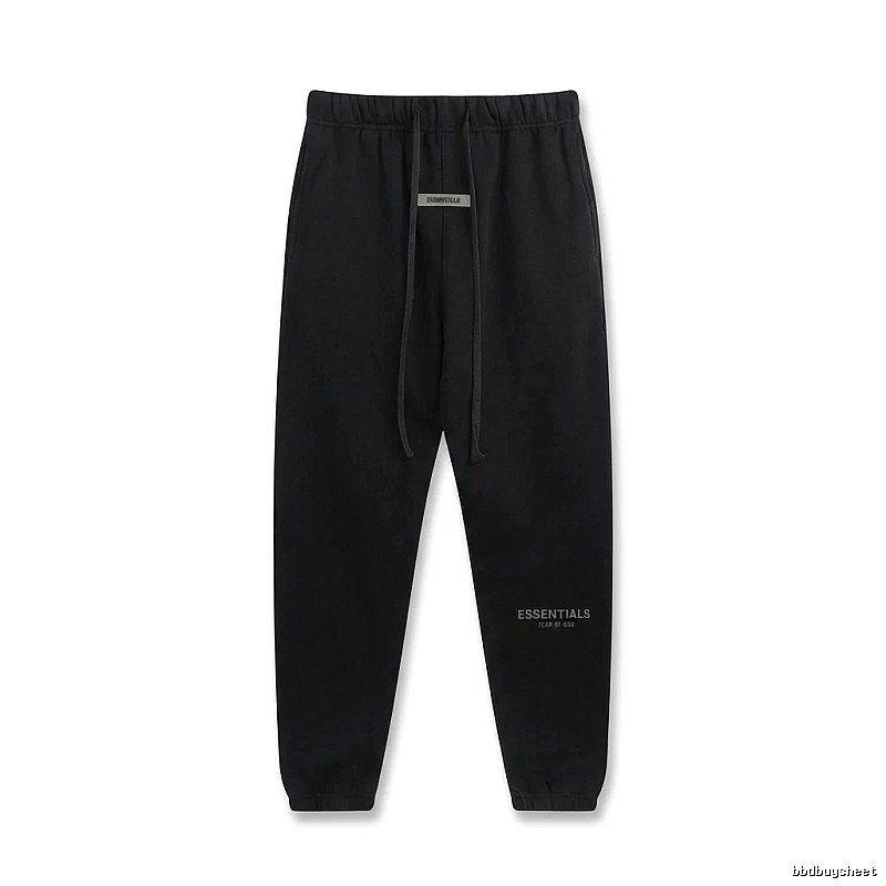 ESSENTIALS Basic Black Sweatpants