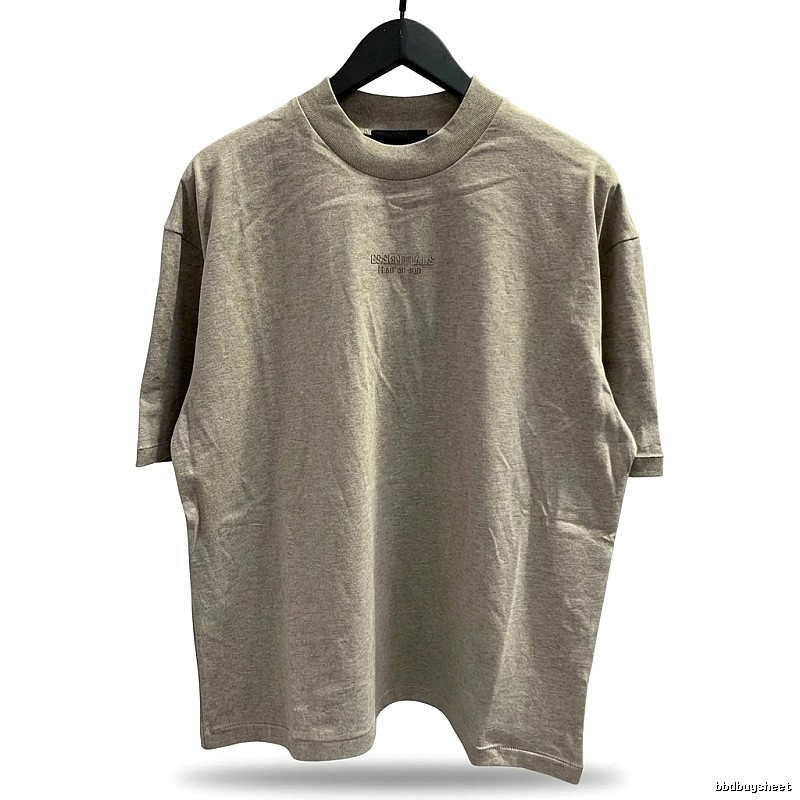 ESSENTIALS Basic Light Gray T-shirt