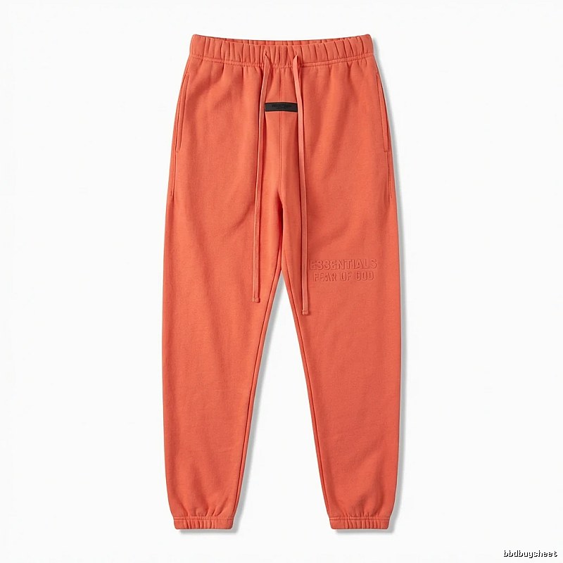 ESSENTIALS Basic Orange Sweatpants