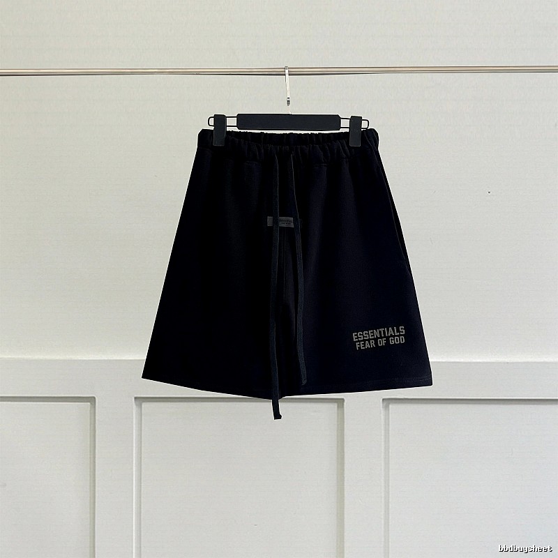 ESSENTIALS casual style black shorts