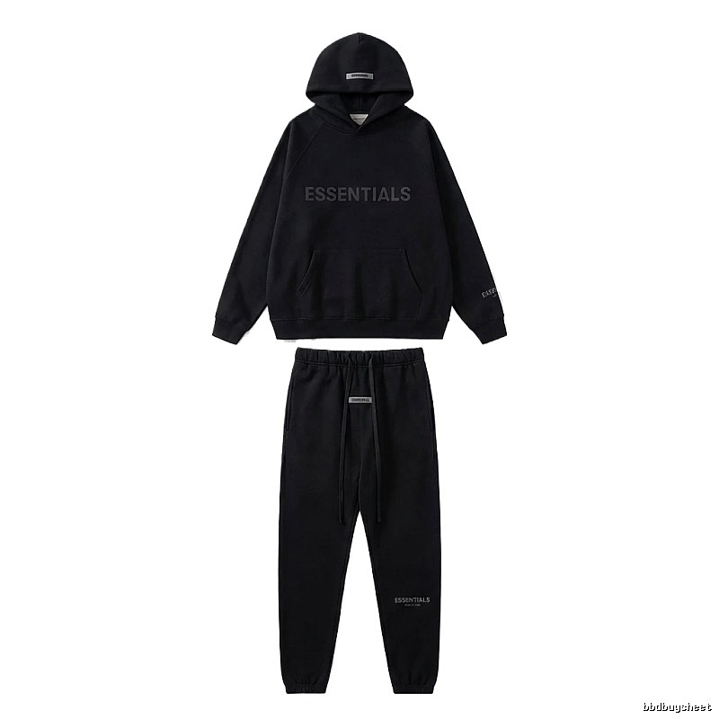ESSENTIALS casual style black suit