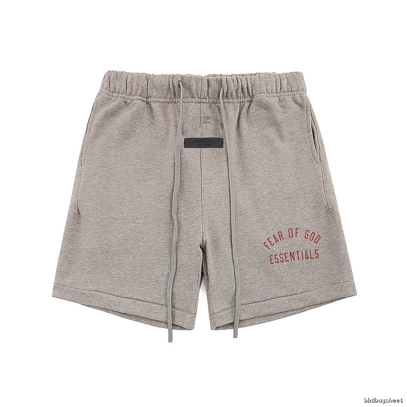 ESSENTIALS casual style grey shorts