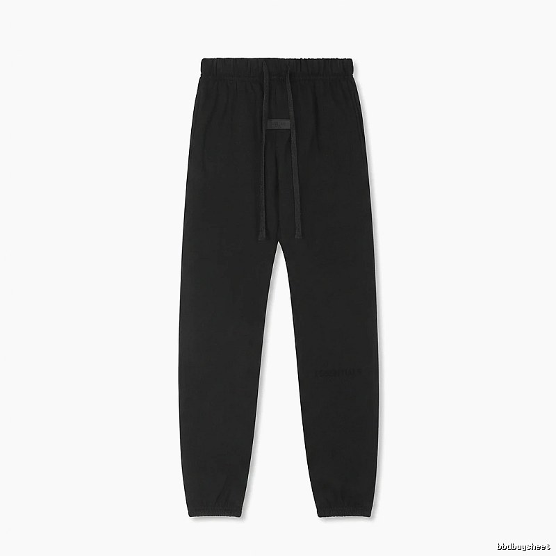 ESSENTIALS minimalist style black sweatpants