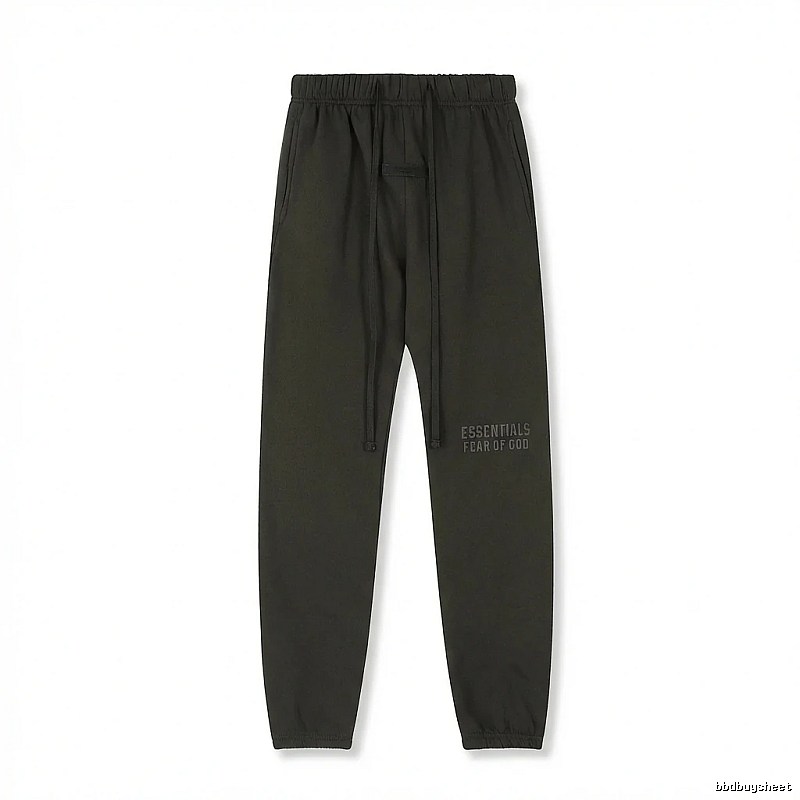 ESSENTIALS minimalist style dark gray sweatpants
