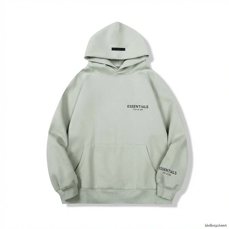 ESSENTIALS minimalist style light gray sweatshirt