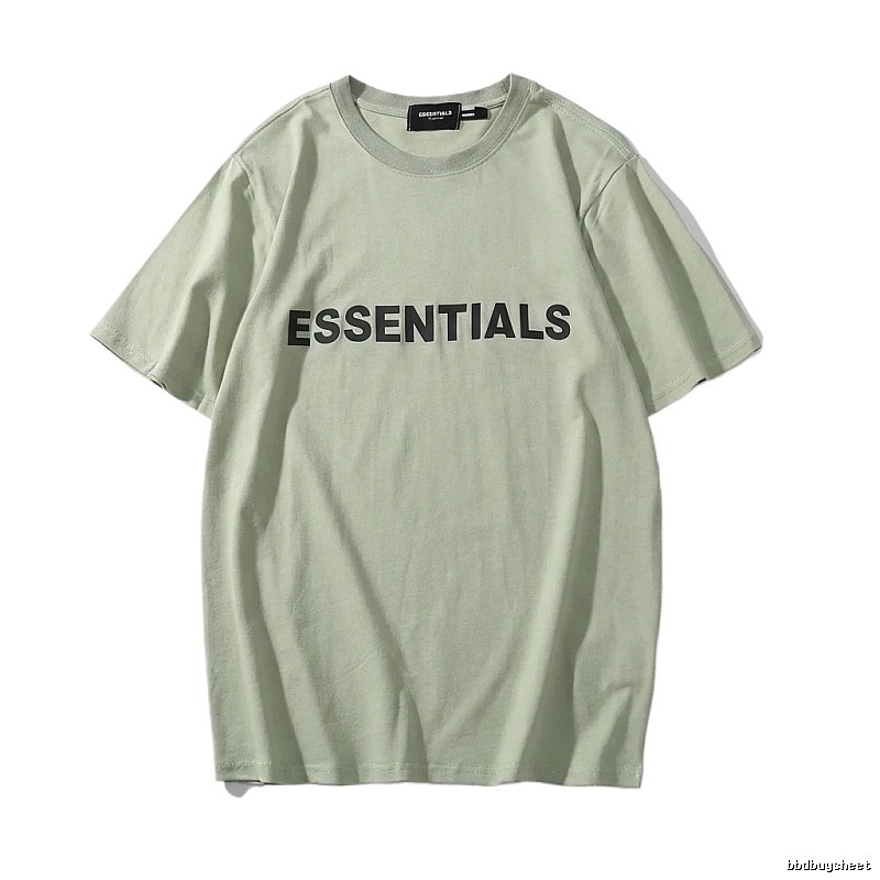 ESSENTIALS minimalist style light green T-shirt