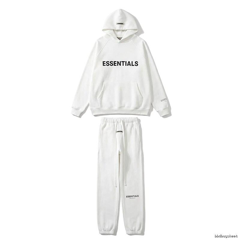 ESSENTIALS minimalist style white suit