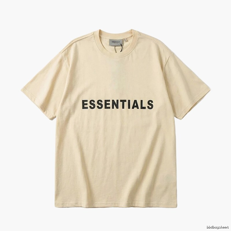 ESSENTIALS Simple Beige T-shirt