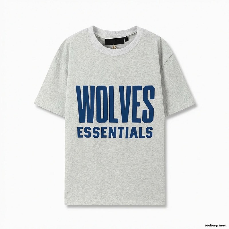 ESSENTIALS Simple Grey Short Sleeve