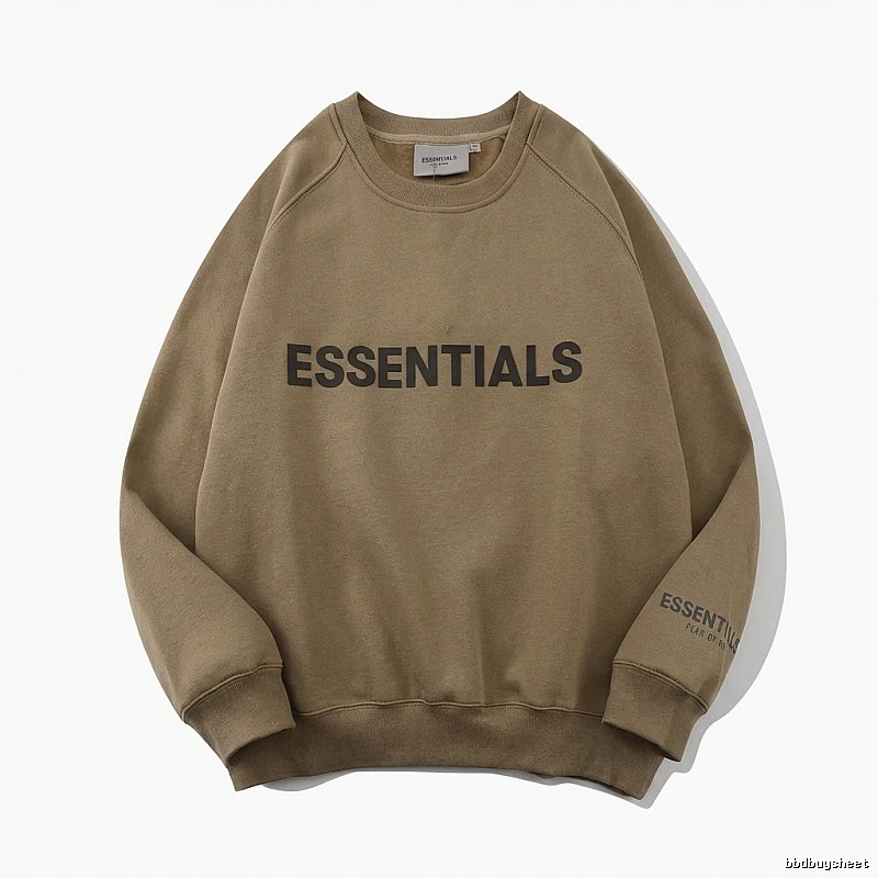 ESSENTIALS Simple Style Khaki Sweatshirt