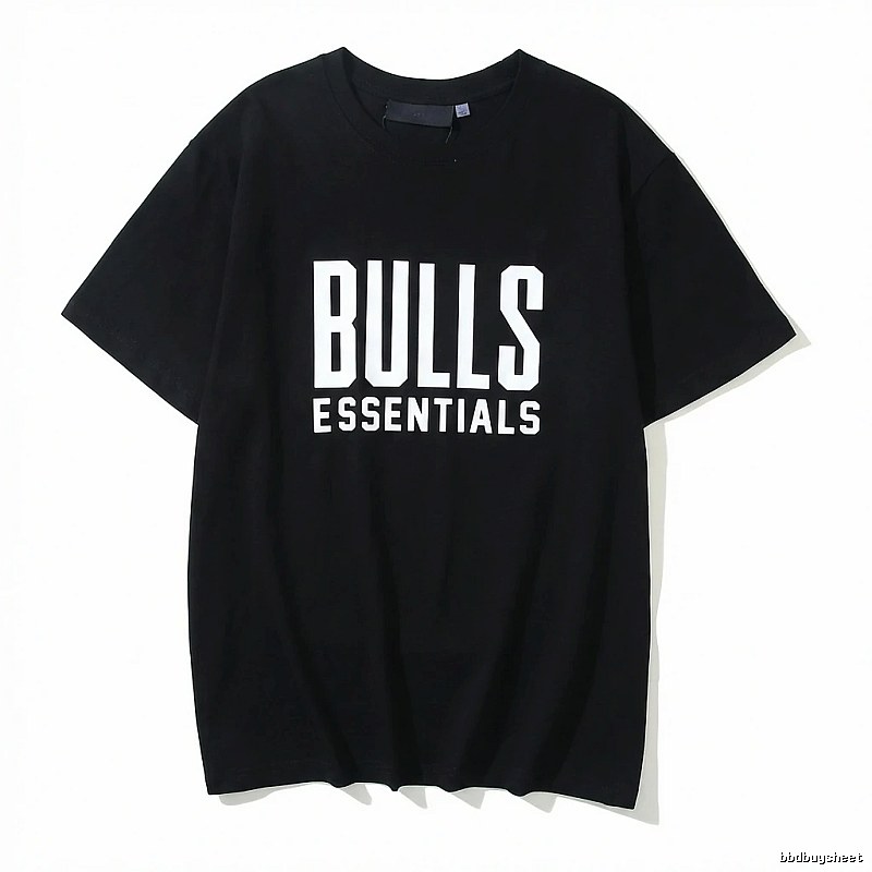 ESSENTIALS Trendy and Cool Style Black T-shirt