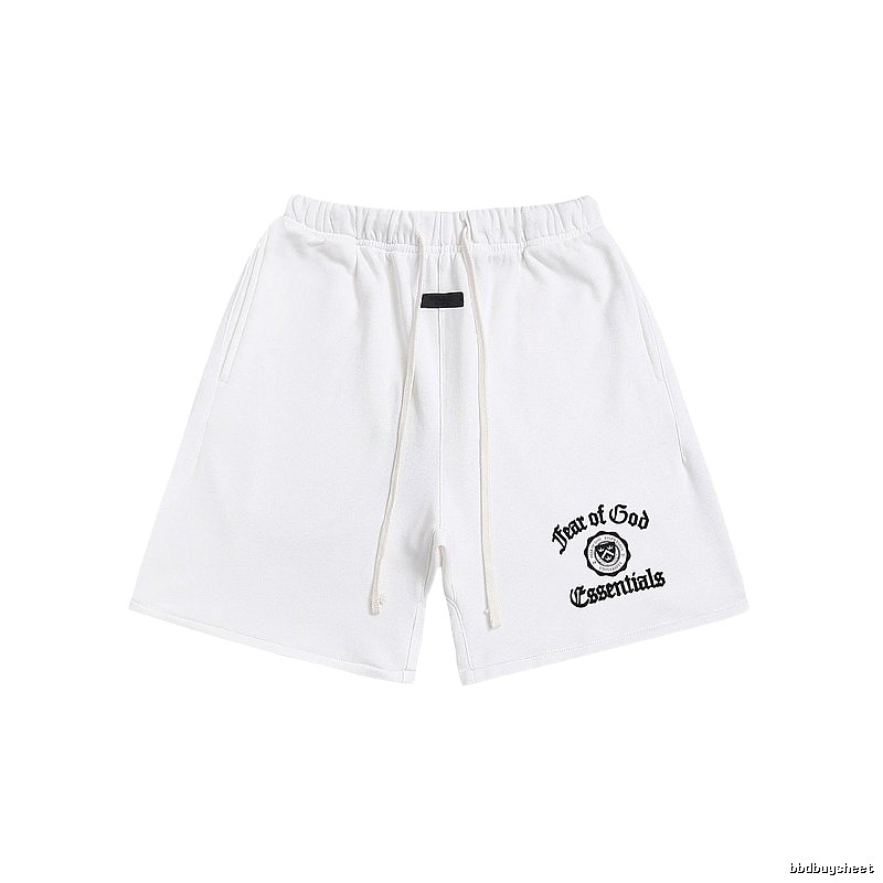 ESSENTIALS Trendy Brand Simple White Shorts