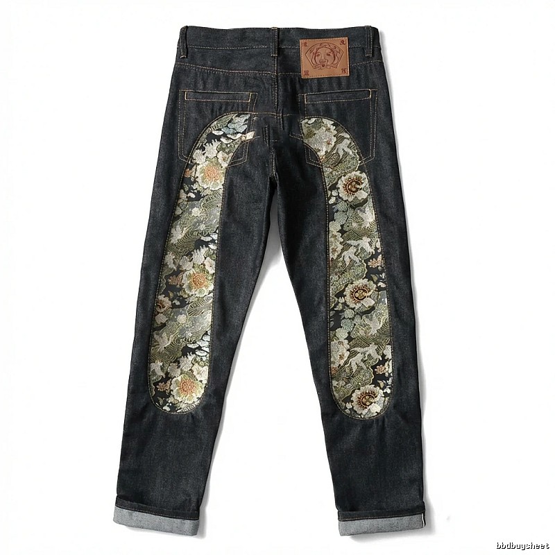 EVISU Print Retro Style Jeans