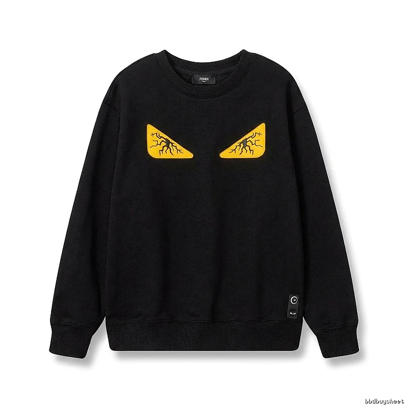 Fendi Monster Trendy Cool Black Sweatshirt