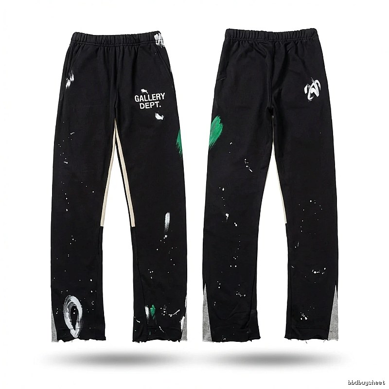 Gallery Dept Graffiti Style Black Trousers