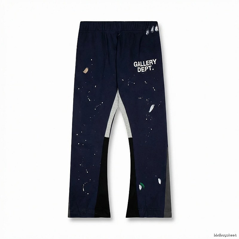 Gallery Dept graffiti-style navy blue pants