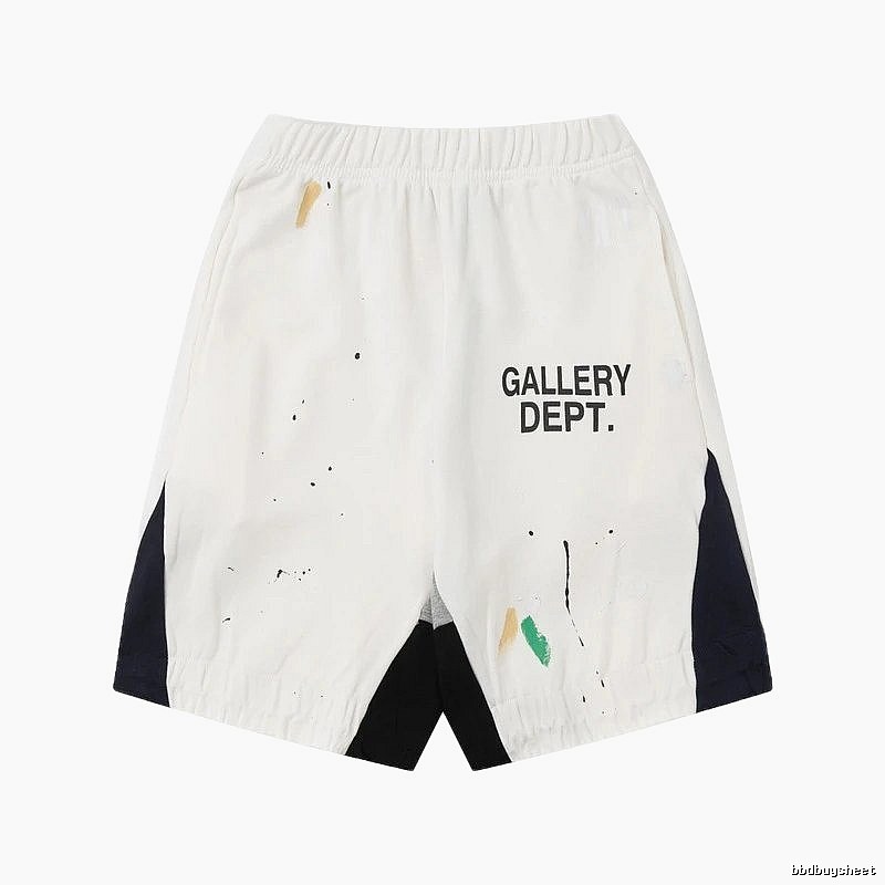 Gallery Dept. Graffiti Style White Shorts