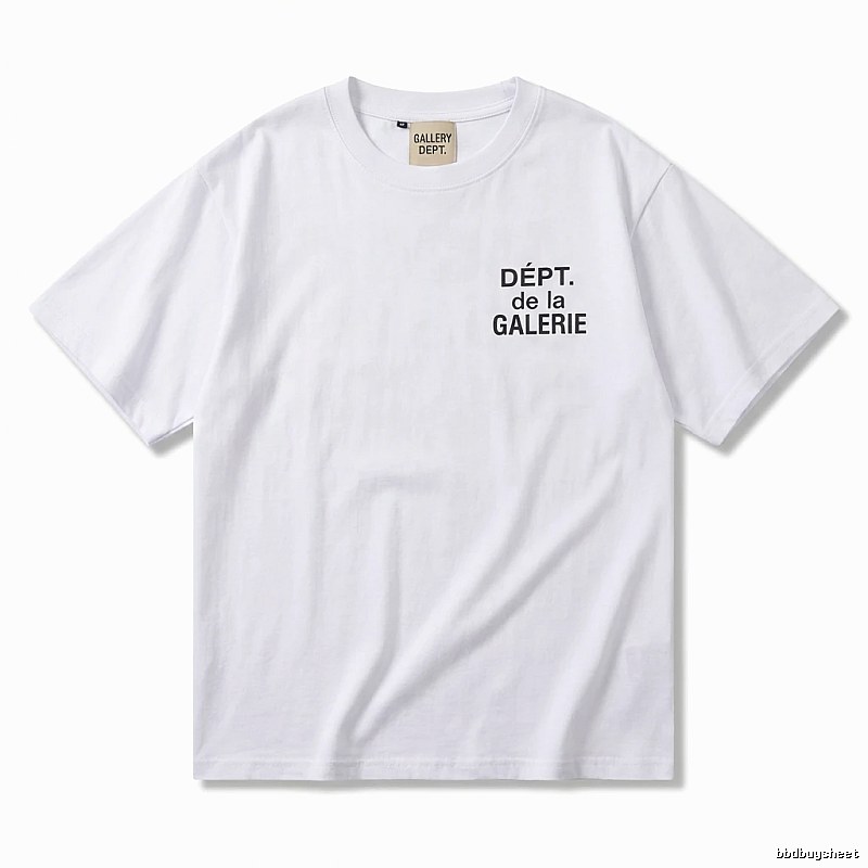 Gallery Dept Minimalist Style White T-shirt