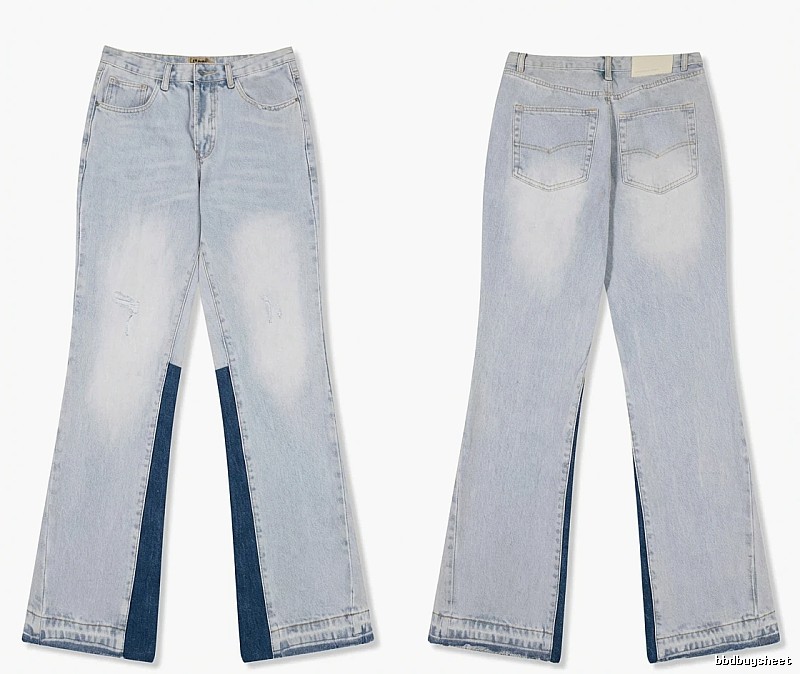 Gallery Dept Patchwork Wide-Leg Jeans
