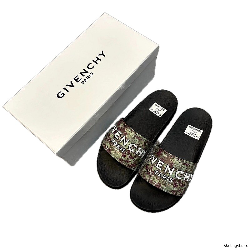 Givenchy Trendy Printed Camouflage Slides