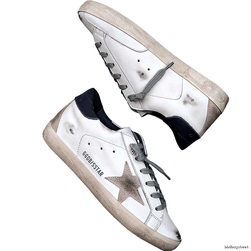 Golden Goose Dirty Style White Shoes