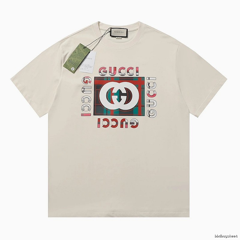 Gucci printed fashion white T-shirt