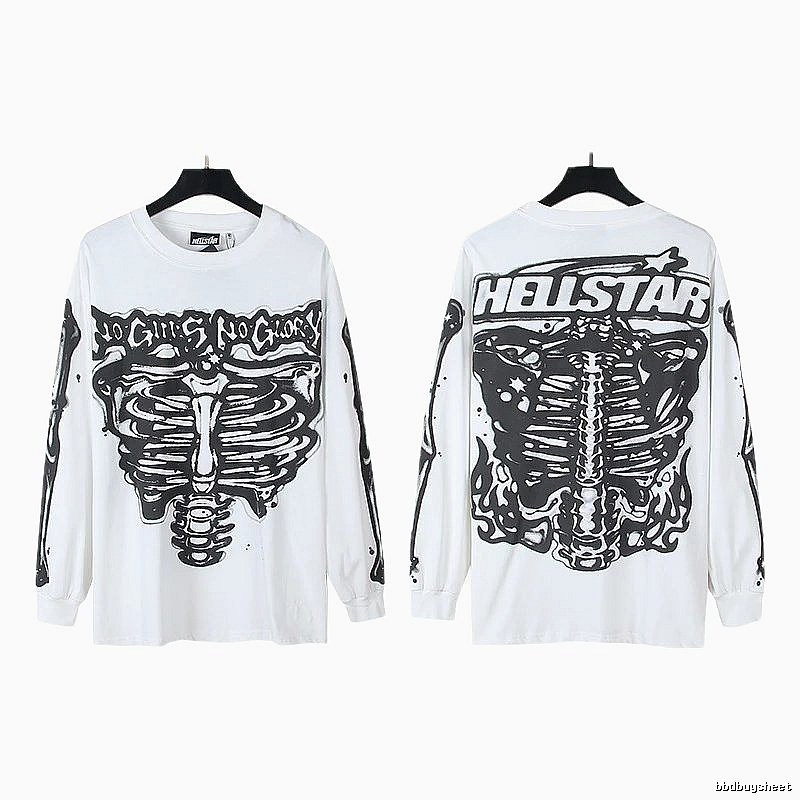 Hellstar Dark Style Skull White T-shirt