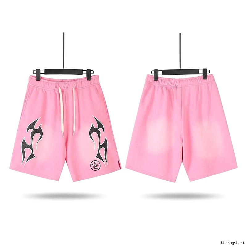 Hellstar Flame Wind Pink Shorts