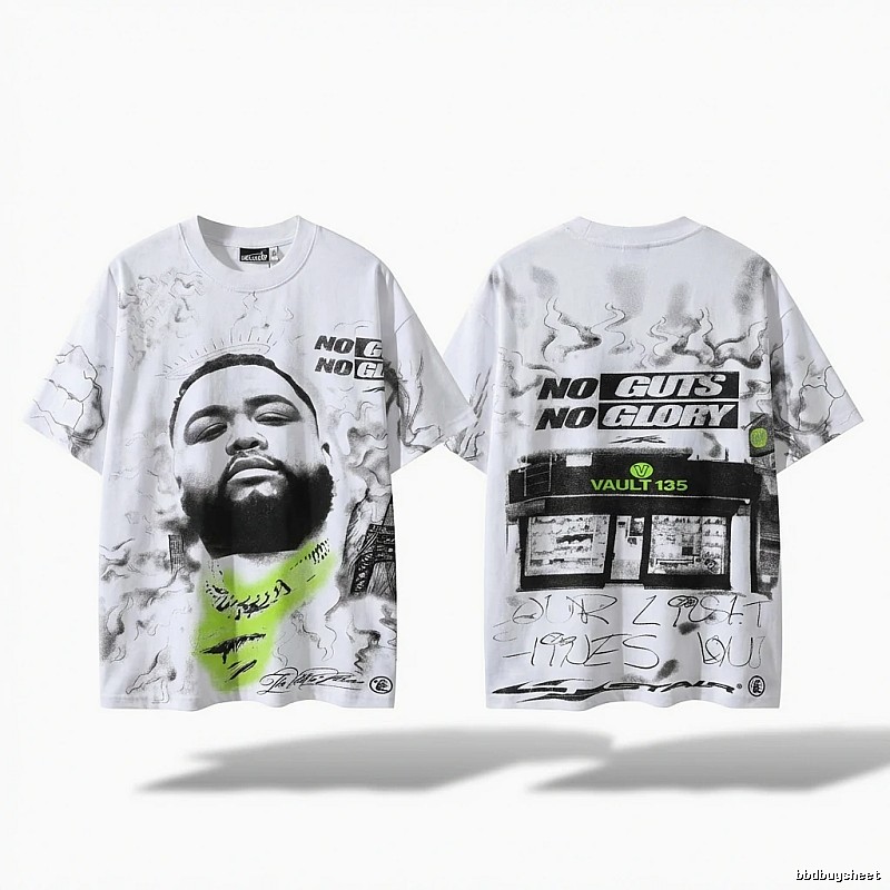 Hellstar Graffiti Style White T-shirt