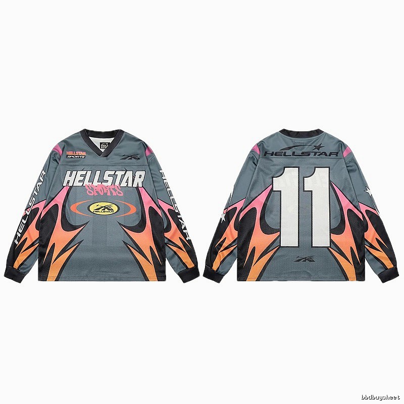 Hellstar Sports Series Vintage Color-blocked Jersey