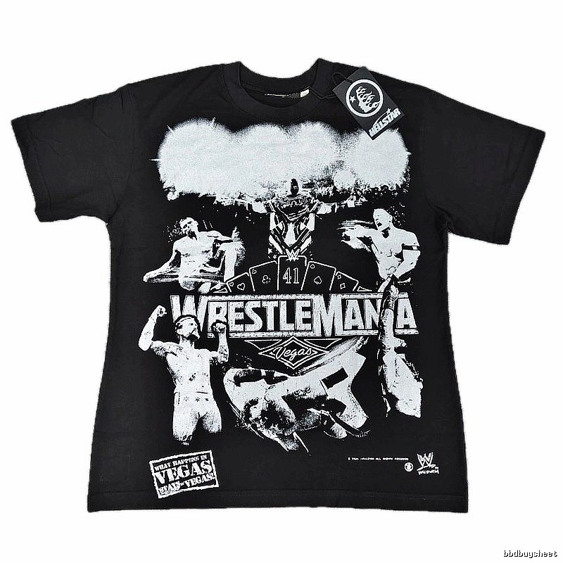 Hellstar WrestleMania Street Style Black T-Shirt