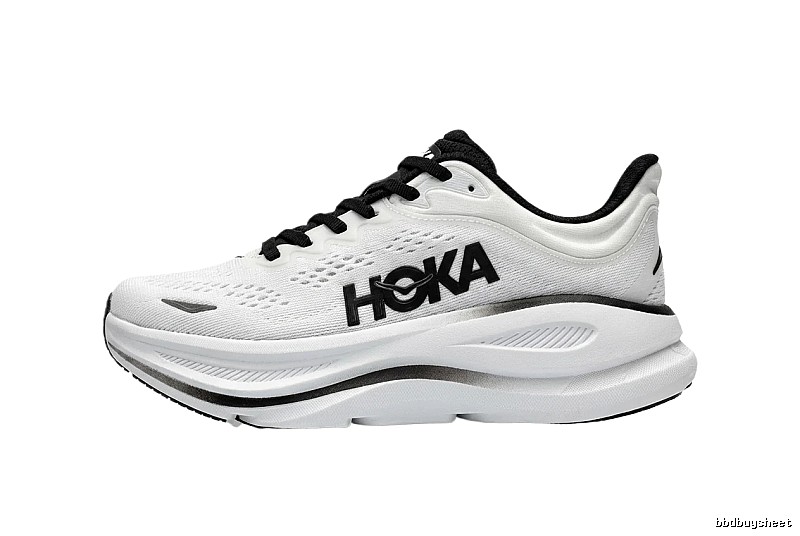 HOKA trendy brand black and white sports shoes