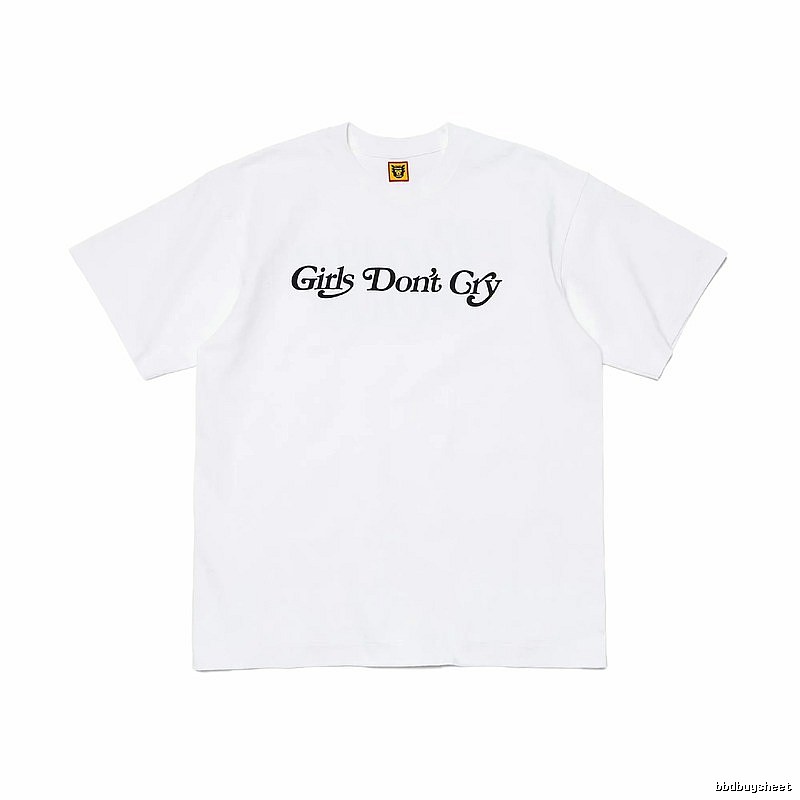 HUMAN MADE Co-branded Japanese Streetwear White Printed T-Shirt