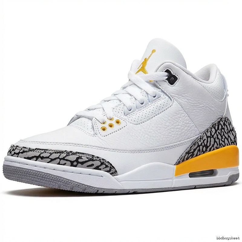 Jordan 3 Fashion White-Orange Shoes