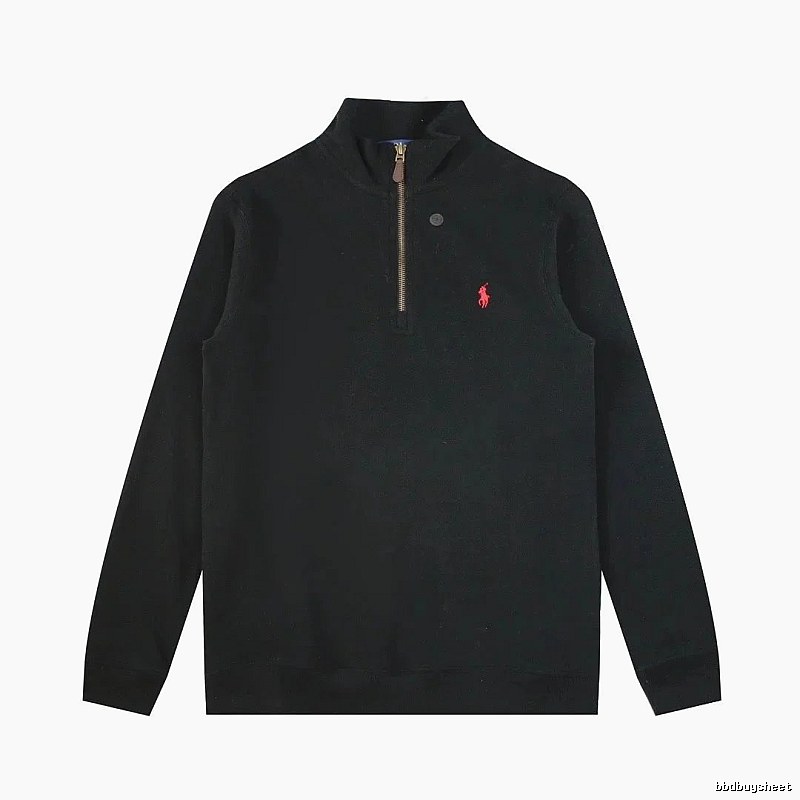 Lacoste Daily Quarter-zip sweatshirt Black Quarter Zip for City Outfits