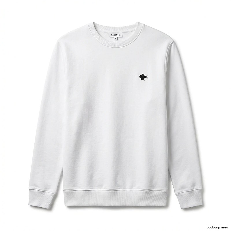 Lacoste simple style white sweatshirt