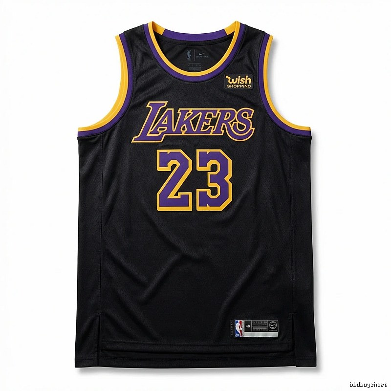 LBJ Lakers retro-style jersey