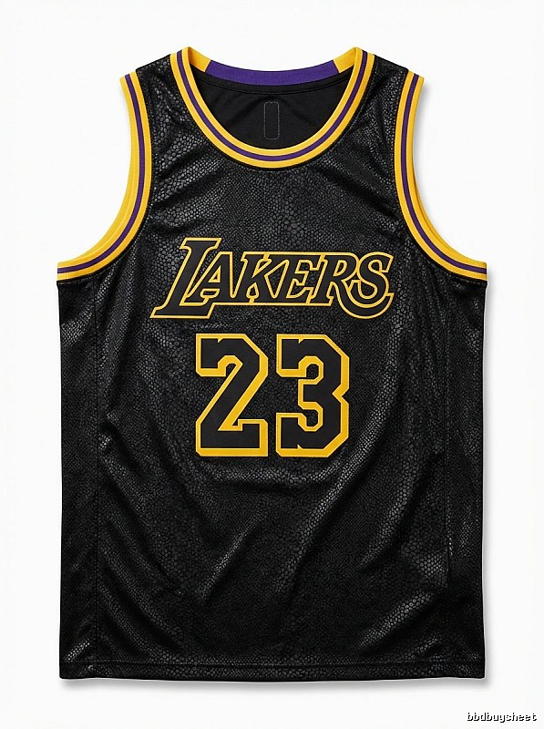 LBJ Lakers retro-style jersey