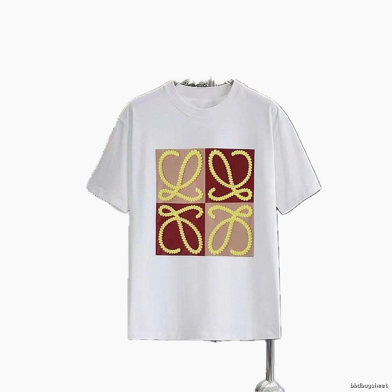 LOEWE Logo Collection Casual White T-Shirt