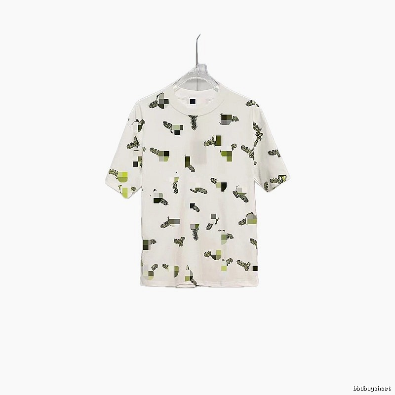 Louis Vuitton All-over Print Streetwear Style White T-Shirt