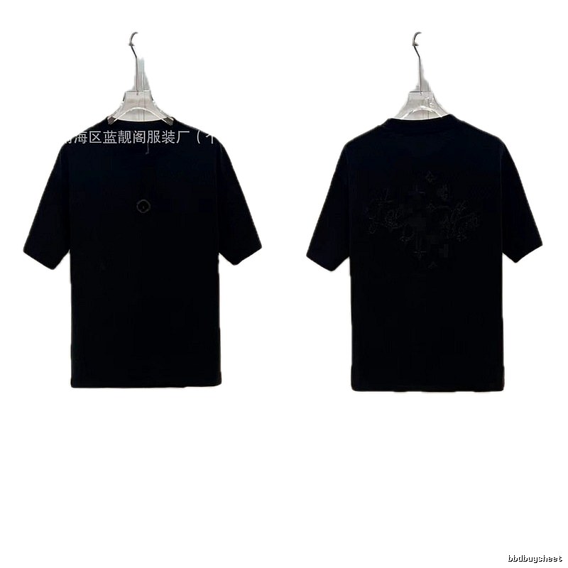 Louis Vuitton Monogram Trendy & Cool Black Short-sleeve T-shirt