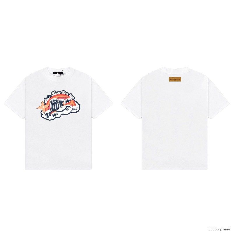Louis Vuitton Printed Collection American Vintage White T-Shirt